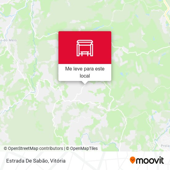 Estrada De Sabão mapa