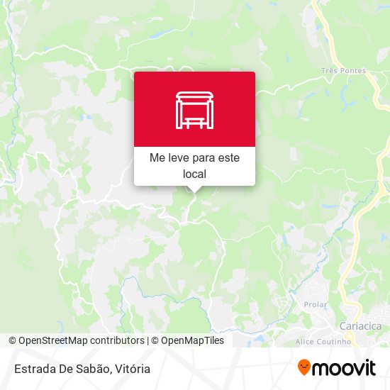 Estrada De Sabão mapa