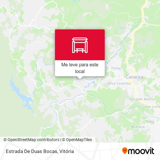 Estrada De Duas Bocas mapa