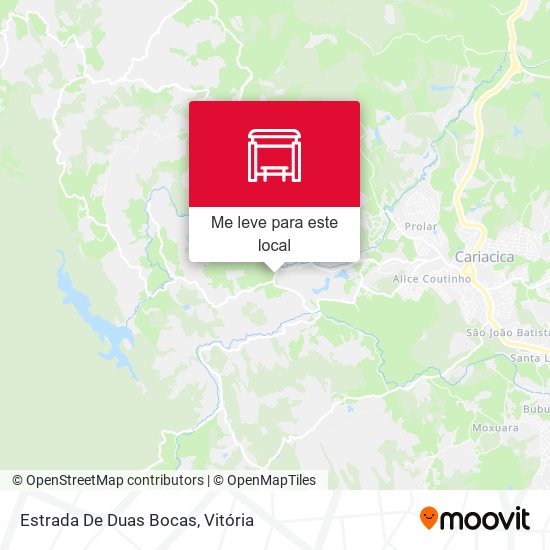 Estrada De Duas Bocas mapa