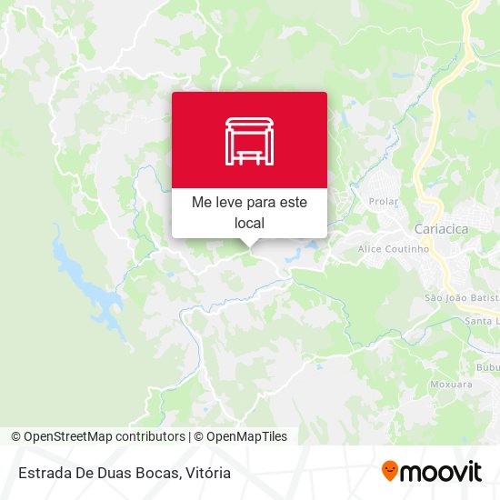 Estrada De Duas Bocas mapa