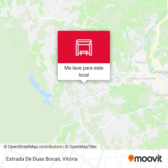 Estrada De Duas Bocas mapa