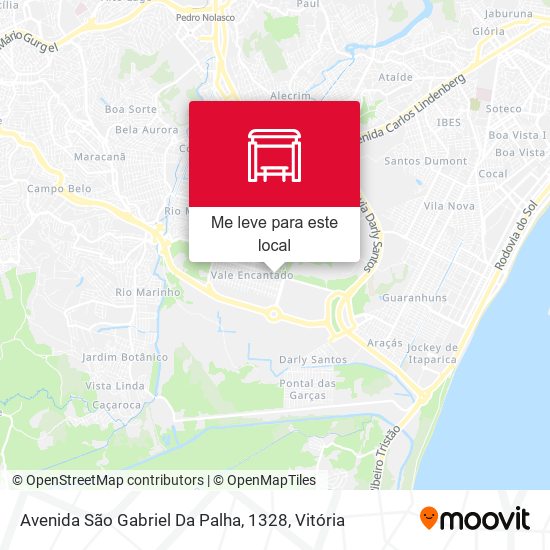 Avenida São Gabriel Da Palha, 1328 mapa