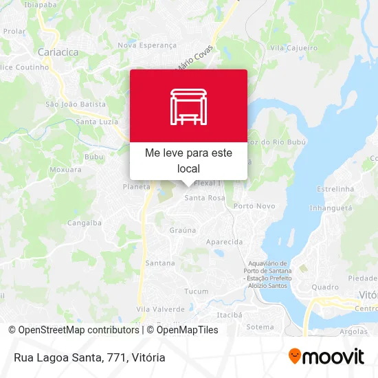 Rua Lagoa Santa, 771 mapa
