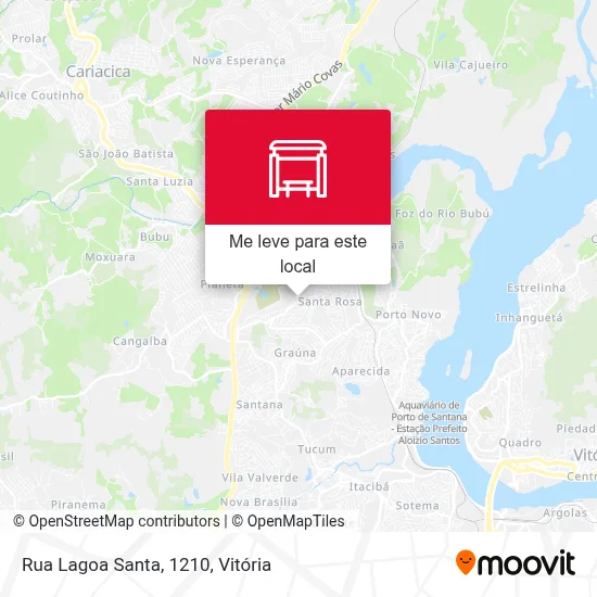 Rua Lagoa Santa, 1210 mapa