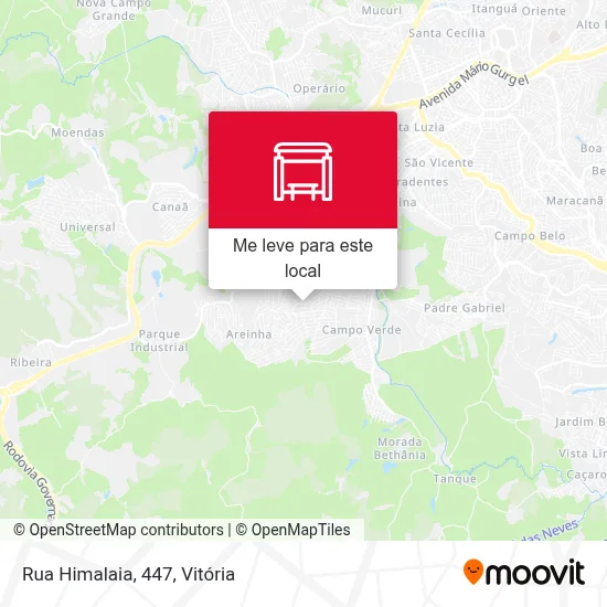 Rua Himalaia, 447 mapa