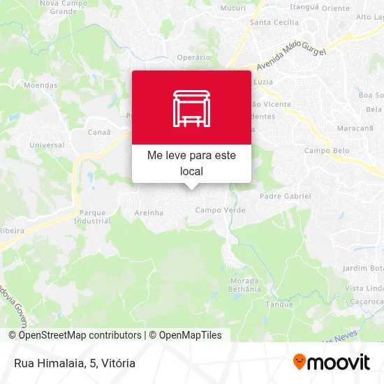 Rua Himalaia, 5 mapa