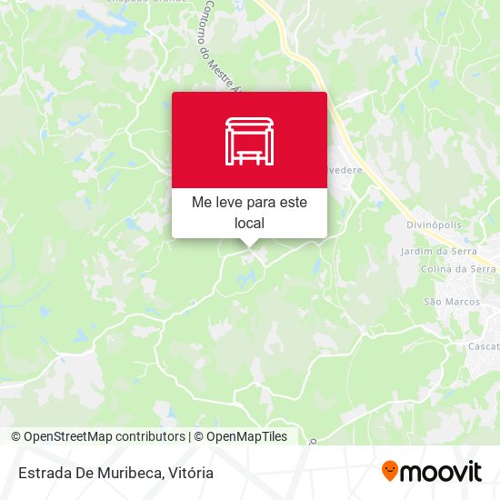 Estrada De Muribeca mapa