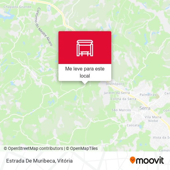 Estrada De Muribeca mapa