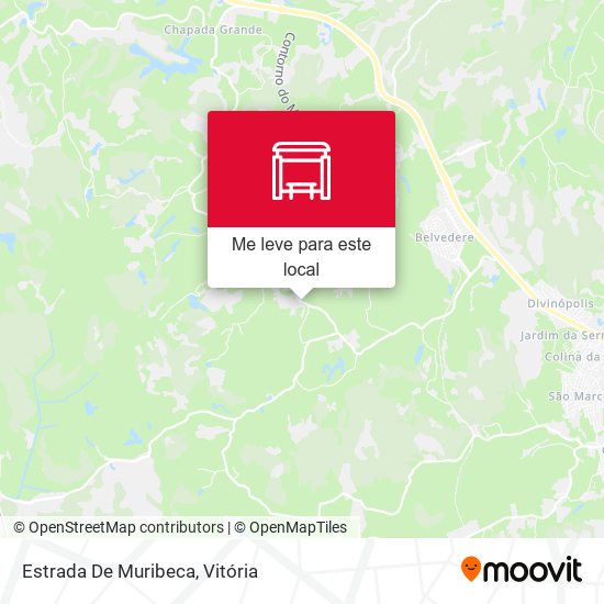 Estrada De Muribeca mapa