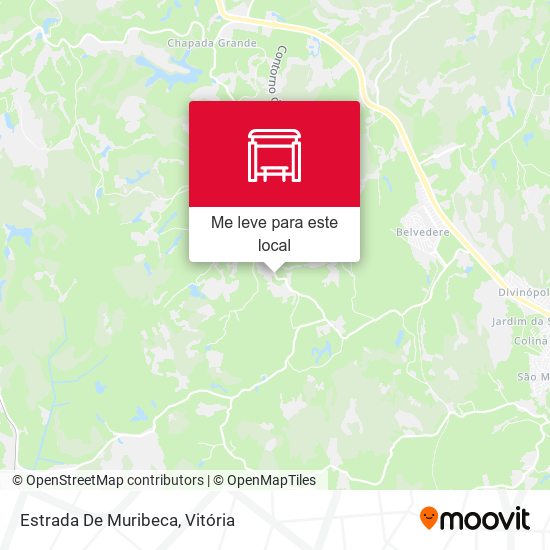 Estrada De Muribeca mapa