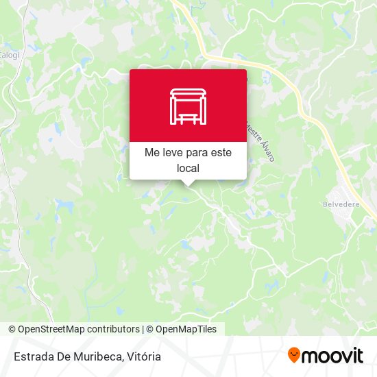 Estrada De Muribeca mapa