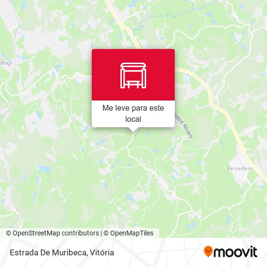Estrada De Muribeca mapa