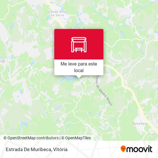 Estrada De Muribeca mapa