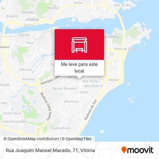 Rua Joaquim Manoel Macedo, 71 mapa