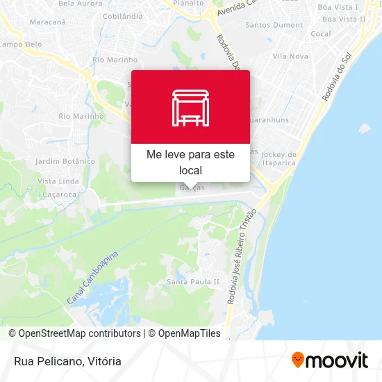 Rua Pelicano mapa