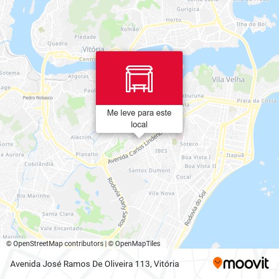 Avenida José Ramos De Oliveira 113 mapa