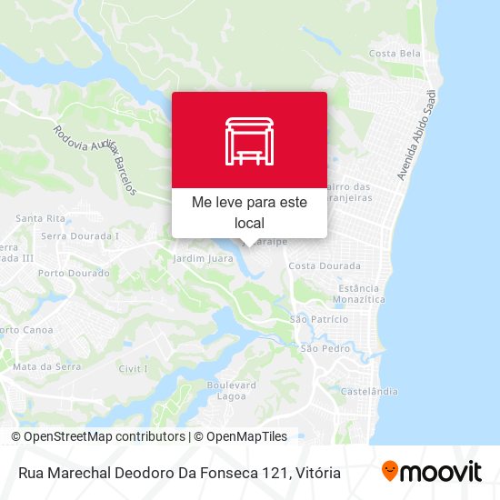 Rua Marechal Deodoro Da Fonseca 121 mapa
