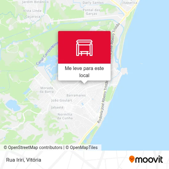 Rua Iriri mapa