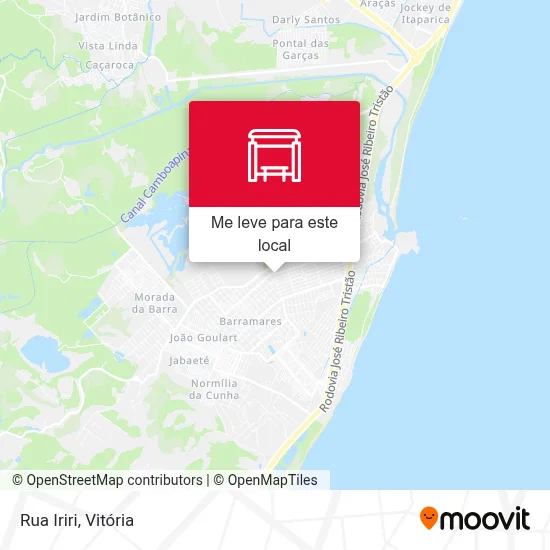 Rua Iriri mapa