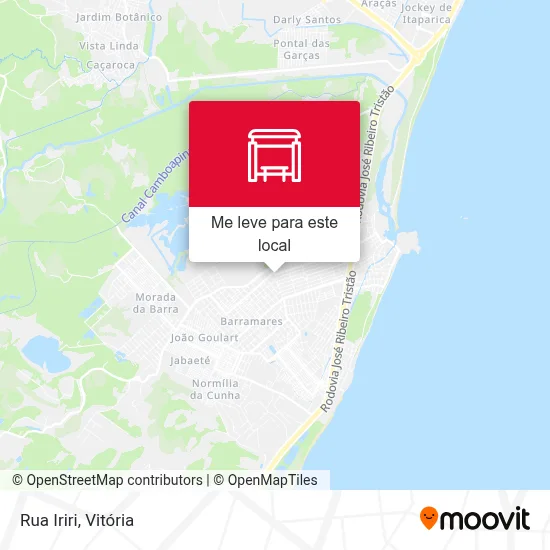 Rua Iriri mapa