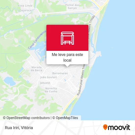 Rua Iriri mapa