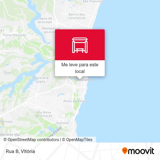 Rua B mapa