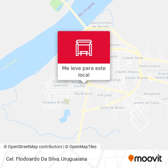 Cel. Flodoardo Da Silva mapa