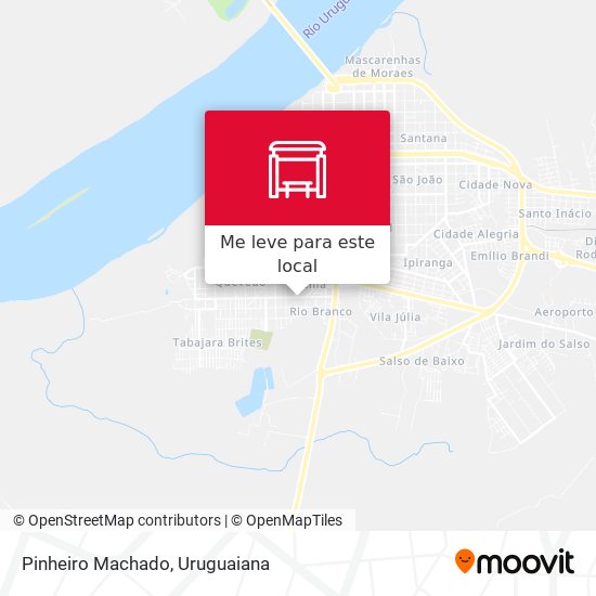 Pinheiro Machado mapa