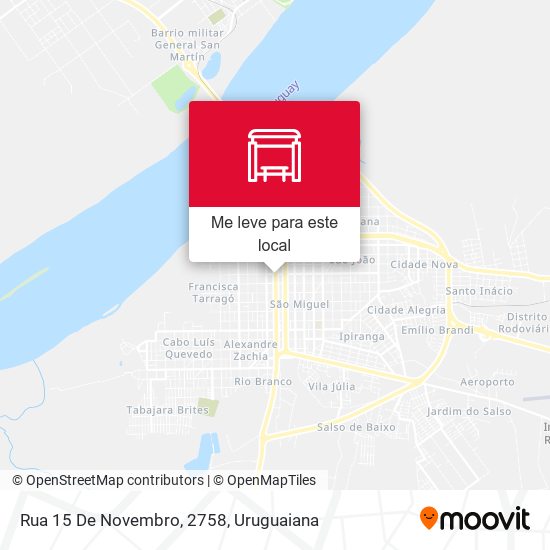 Rua 15 De Novembro, 2758 mapa
