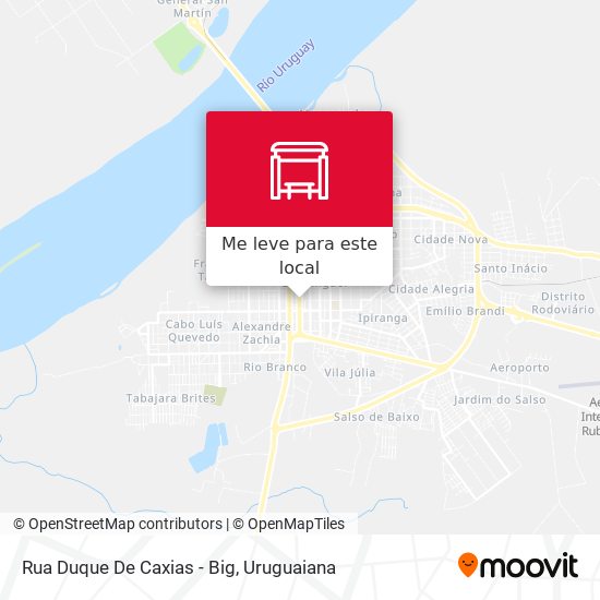 Rua Duque De Caxias - Big mapa