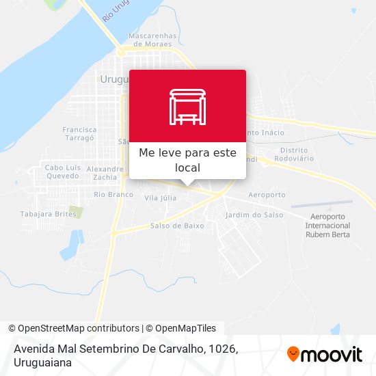 Avenida Mal Setembrino De Carvalho, 1026 mapa