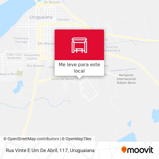 Rua Vinte E Um De Abril, 117 mapa