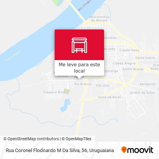 Rua Coronel Flodoardo M Da Silva, 56 mapa