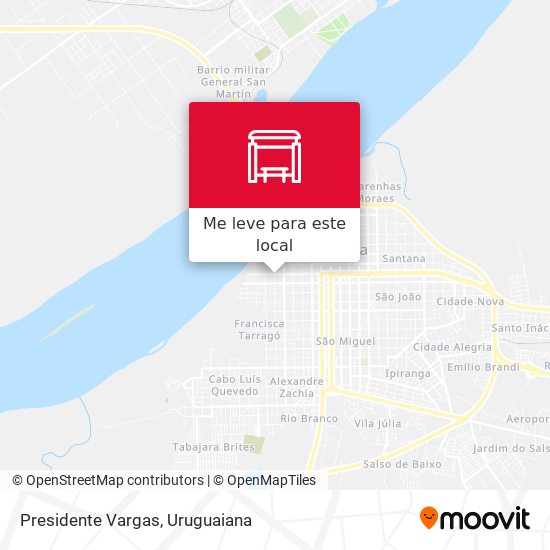 Presidente Vargas mapa