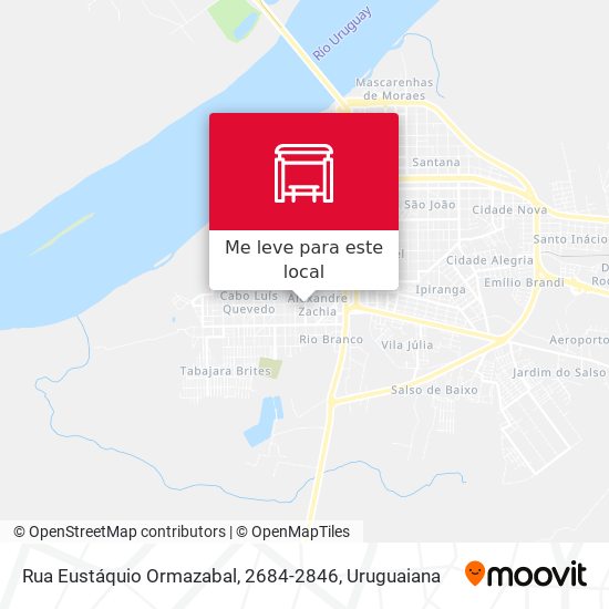 Rua Eustáquio Ormazabal, 2684-2846 mapa