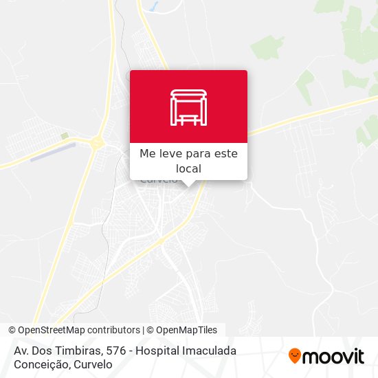 Av. Dos Timbiras, 576 - Hospital Imaculada Conceição mapa