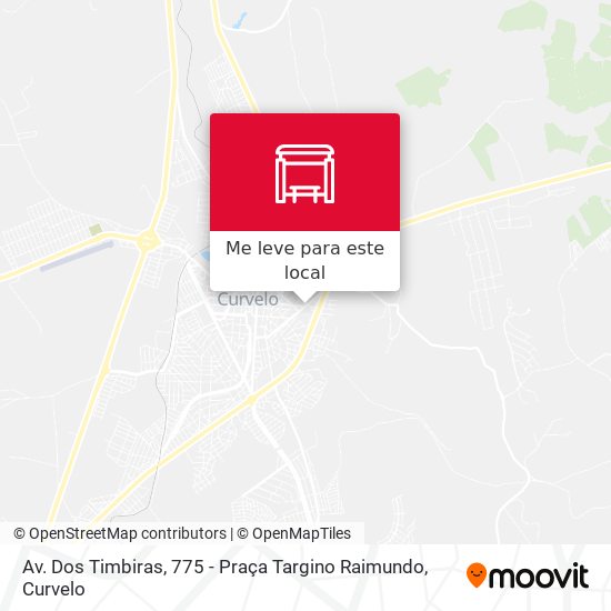 Av. Dos Timbiras, 775 - Praça Targino Raimundo mapa