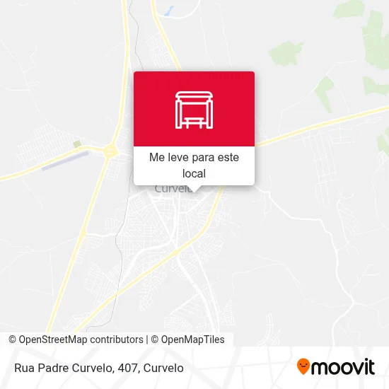 Rua Padre Curvelo, 407 mapa