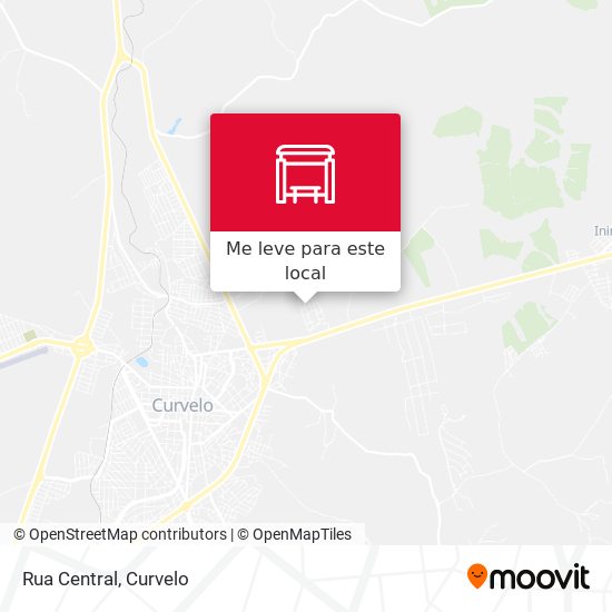 Rua Central mapa