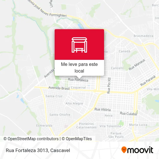 Rua Fortaleza 3013 mapa