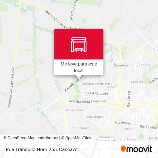 Rua Tranquilo Noro 255 mapa