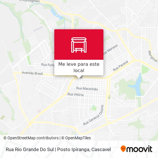 Rua Rio Grande Do Sul | Posto Ipiranga mapa