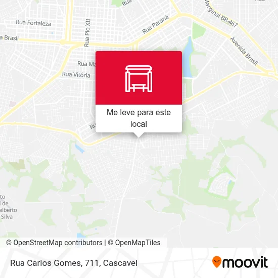 Rua Carlos Gomes, 711 mapa