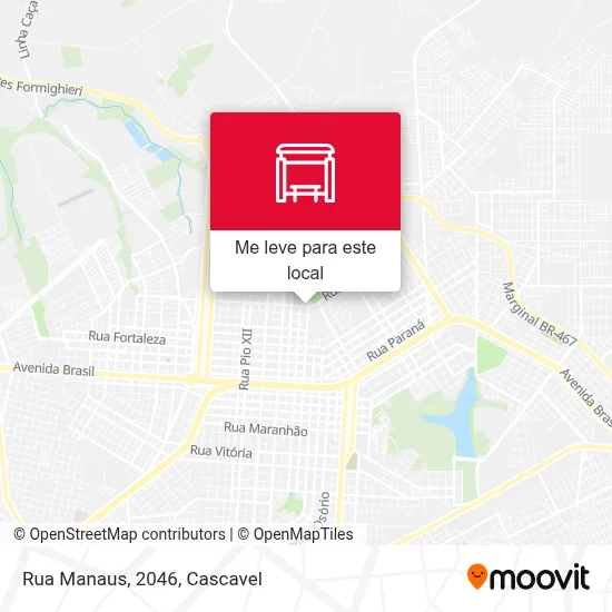 Rua Manaus, 2046 mapa