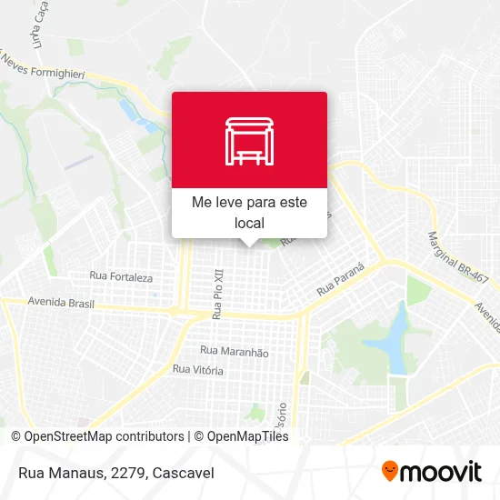 Rua Manaus, 2279 mapa