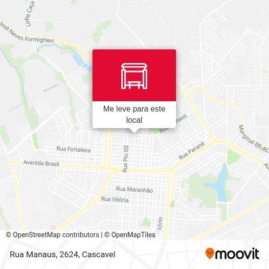 Rua Manaus, 2624 mapa