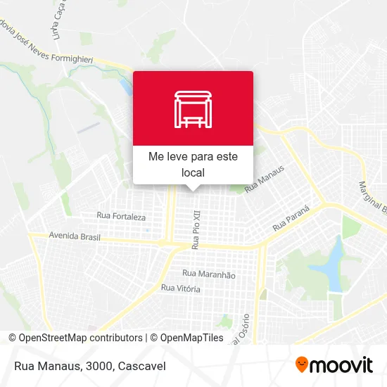 Rua Manaus, 3000 mapa