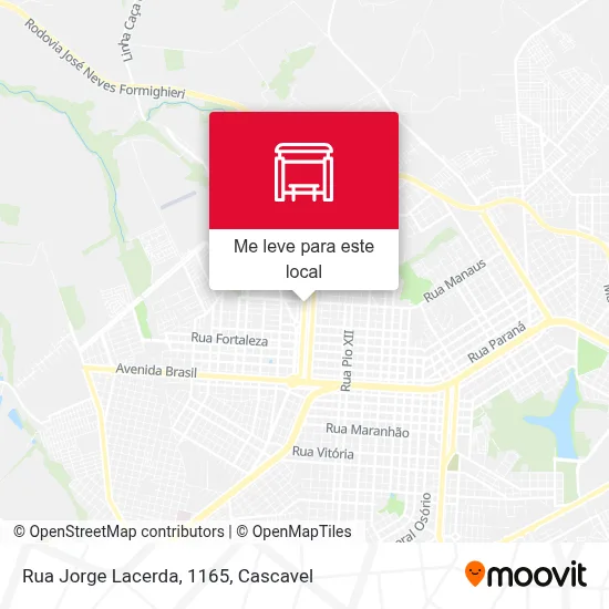 Rua Jorge Lacerda, 1165 mapa