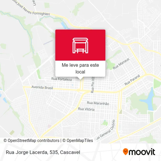 Rua Jorge Lacerda, 535 mapa